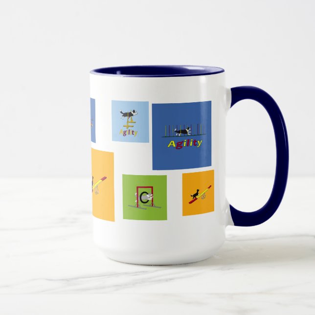 Agility dogs mug (Right)