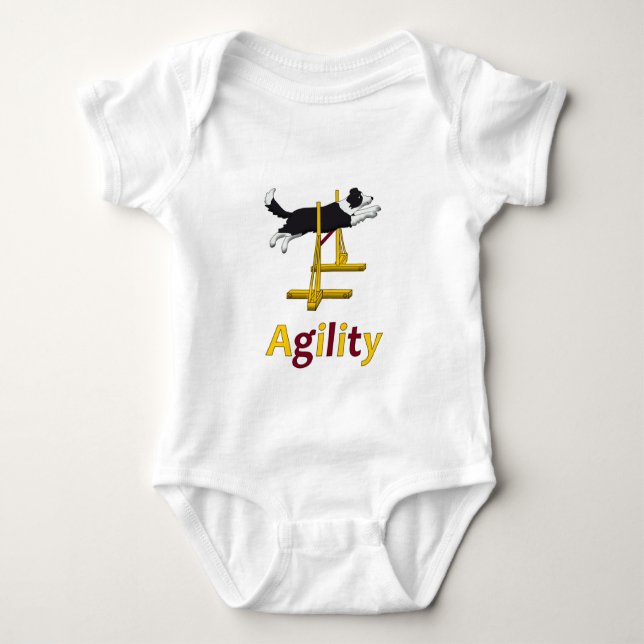 Agility jump baby bodysuit (Front)