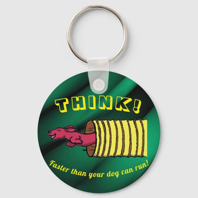 Agility Themed Keychain (Front)