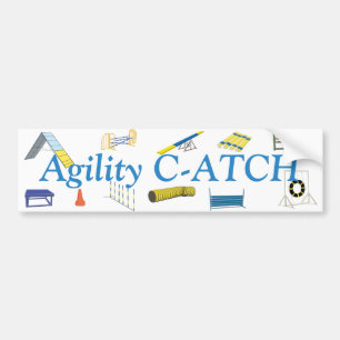 Agility Titles Bumper Sticker