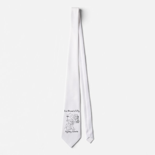 Agility Westie Tie (Front)