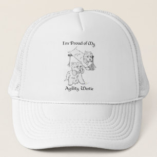 Agility Westie Trucker Hat