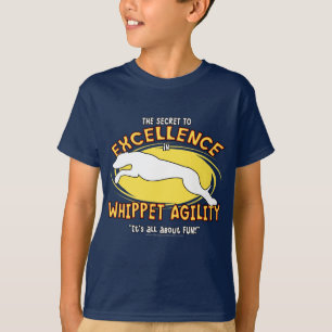 Agility Whippet Secret Child's Dark TShirt