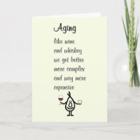 Aging A Funny Happy Birthday Poem