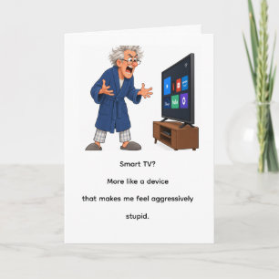 Aging Boomer Humour Card