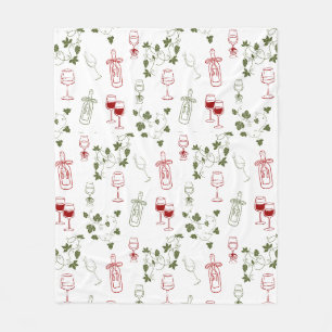 Aging Like Fine Wine Fleece Blanket