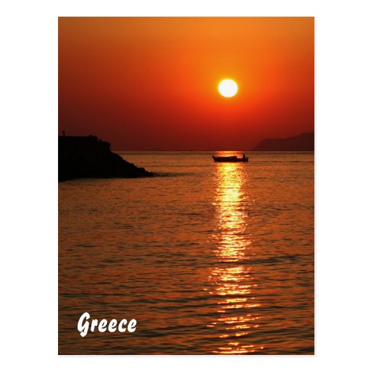 Agios Nikolaos Sunrise Postcard