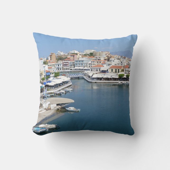 Agios Nikolaos Throw Pillow (Front)