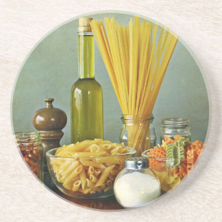 aglio, olio e peperoncino (garlic, oil and chilli) coaster
