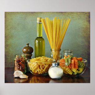 aglio, olio e peperoncino (garlic, oil and chilli) poster