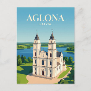 Aglona Basilica Latvia Postcard