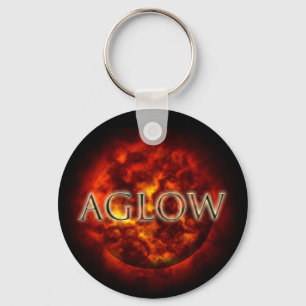 Aglow meaningful image key ring