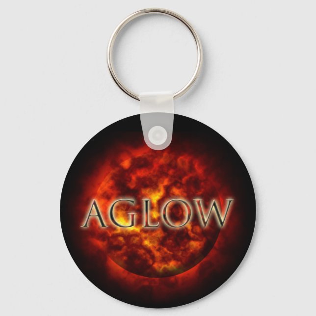 Aglow meaningful image key ring (Front)