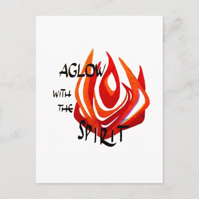 Aglow with the Spirit Postcard (Front)