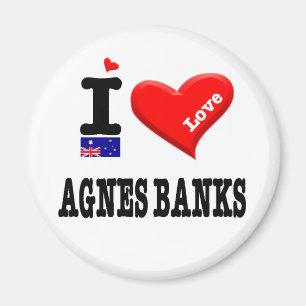 AGNES BANKS - I Love Magnet