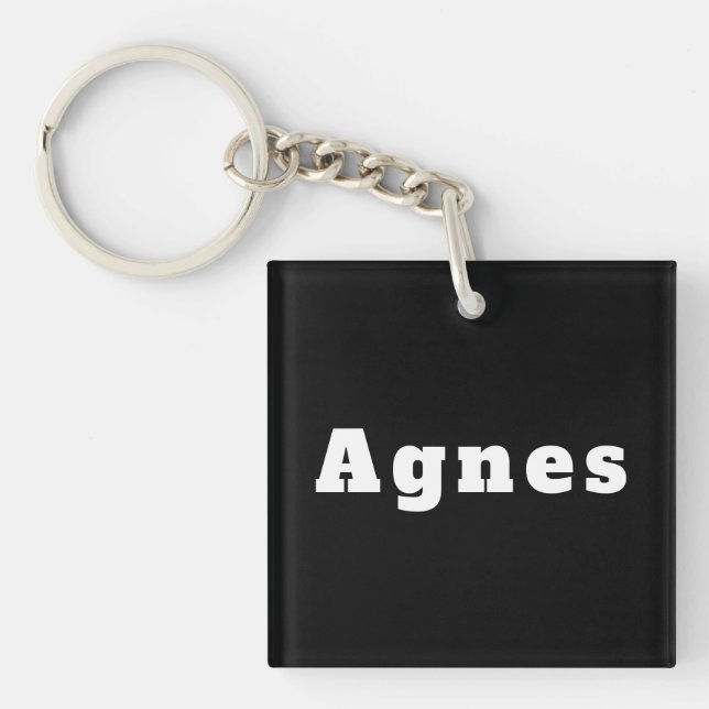 Agnes Key Ring (Front)