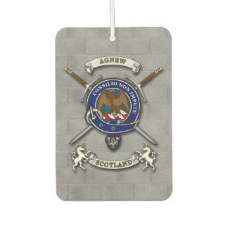 Agnew Clan Badge & Swords Car Air Freshener