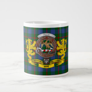 Agnew Clan Badge & Tartan Jumbo Mug