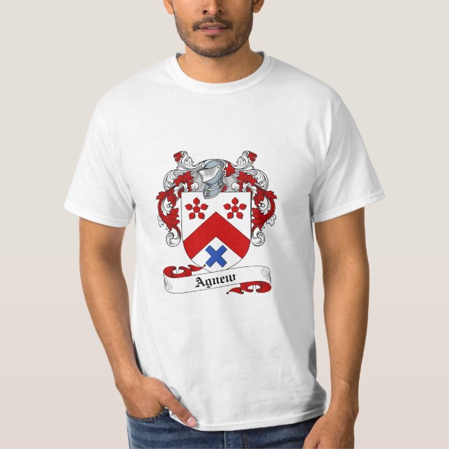 Agnew Family Crest Agnew Coat of Arms T-Shirt (Front)