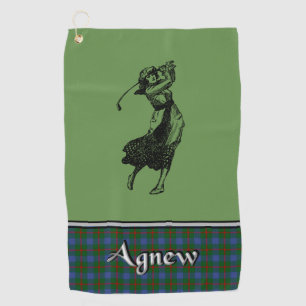 Agnew Tartan Golf Towel Her's