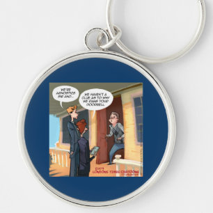 Agnostic Missionaries Funny Key Ring