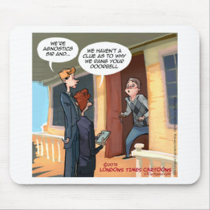 Agnostic Missionaries Funny Mouse Pad