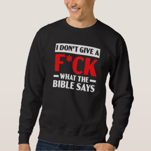 Agnosticism Atheism Anti Religion Agnostic Devil W Sweatshirt