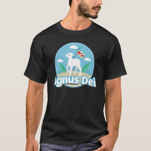 Agnus Dei Lamb God Traditional Latin Mass Catholic T-Shirt