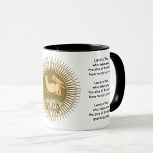 Agnus Dei (Lamb of God) with Prayers Coffee Mug