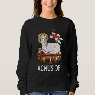 Agnus Dei Sanctus Traditional Latin Mass Catholic Sweatshirt