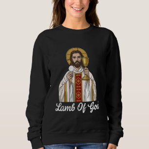 Agnus Dei Sanctus Traditional Latin Mass Catholic Sweatshirt