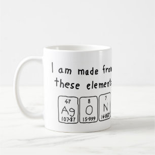 Agon periodic table name mug