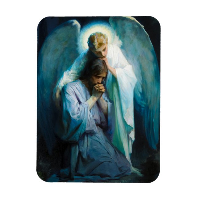 Agony in the Garden, 1898 by Frans Schwartz Magnet (Vertical)