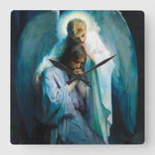 Agony in the Garden, 1898 by Frans Schwartz Square Wall Clock