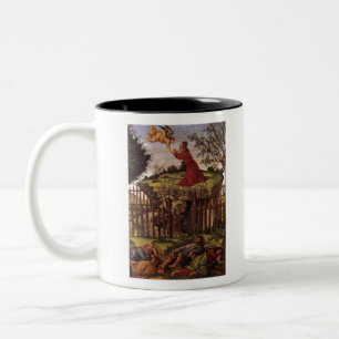 Agony in the Garden - Botticelli Two-Tone Coffee Mug