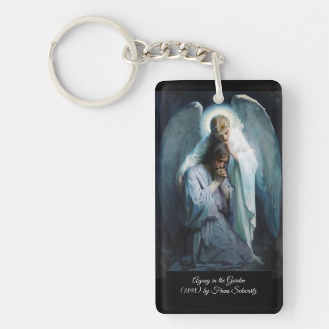 Agony in the Garden Jesus Christ Key Ring (Front)