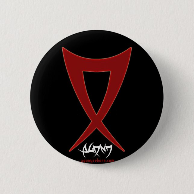 AGONY O Logo Button (Front)
