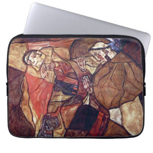 Agony, The Death Struggle by Egon Schiele Laptop Sleeve