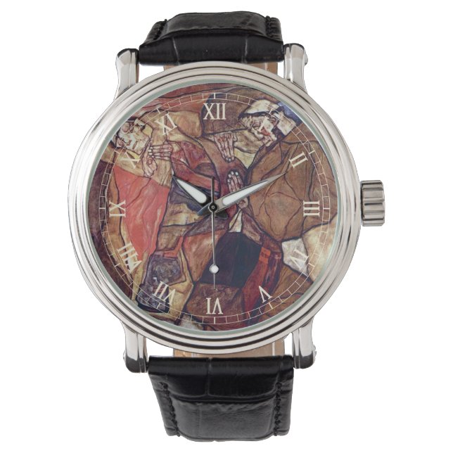 Agony, The Death Struggle by Egon Schiele Watch (Front)