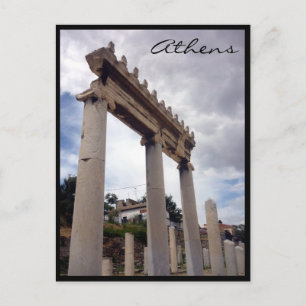 agora gate clouds postcard