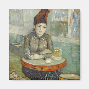 Agostina Segatori in Cafe du Tambourin by Van Gogh Magnet