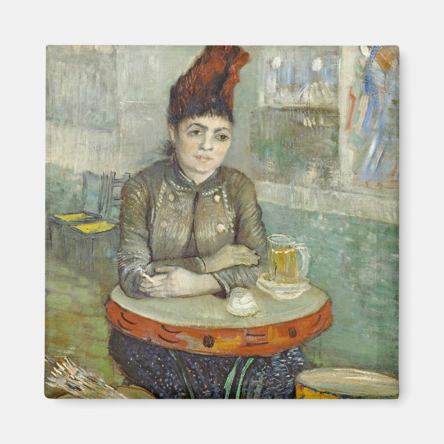 Agostina Segatori in Cafe du Tambourin by Van Gogh Magnet (Front)