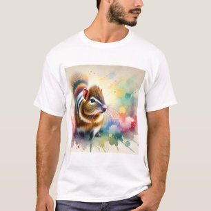 Agouti in a Serene Watercolor Environment 180624AR T-Shirt