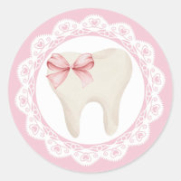 Agra Hadig - First tooth Pink bow