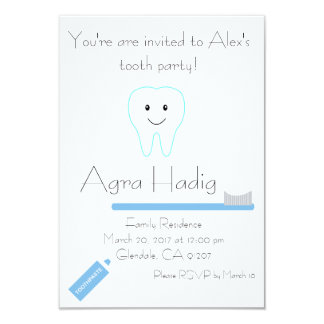 First Tooth Party Invitation 9