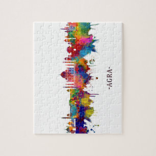 Agra India Skyline Jigsaw Puzzle