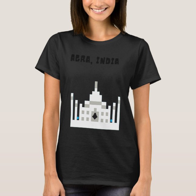 Agra, India the beautiful Taj Mahal T-Shirt (Front)