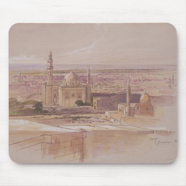 Agra Mosque, Cairo, 1849 Mouse Pad (Front)