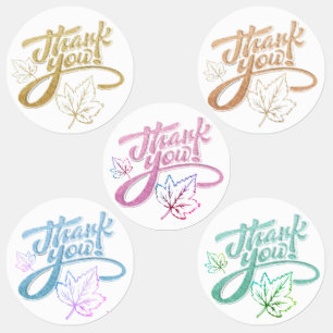 Agradecimiento en varias colores