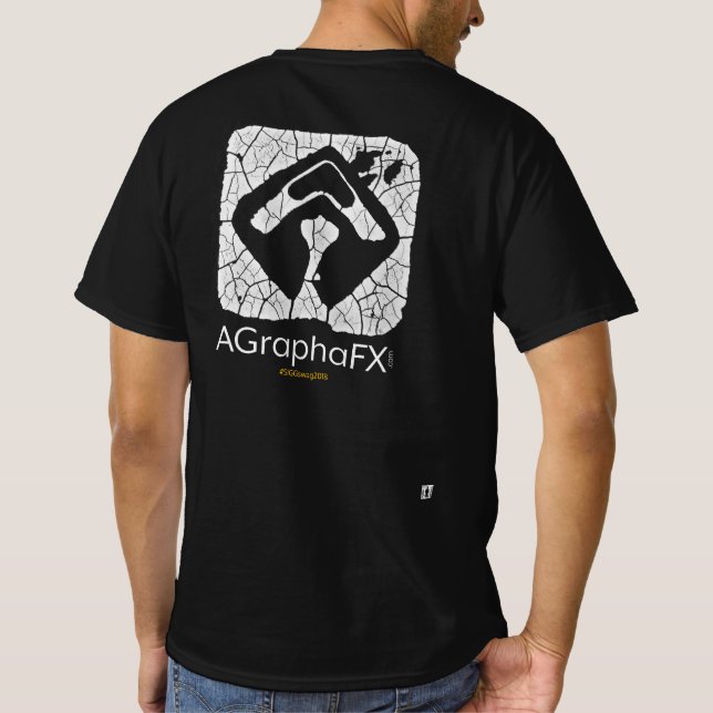 AGraphaFX #SIGGswag2018 t-shirt (Back)
